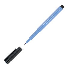 Ручка Faber-Castell \"Pitt Artist Pen Brush\" капиллярная кистевая, цвет 146 лазурная,