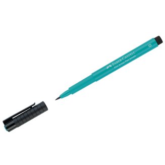 Ручка Faber-Castell \"Pitt Artist Pen Brush\" капиллярная кистевая, цвет 156 кобальтовая зелень,