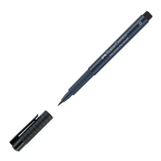 Ручка Faber-Castell \"Pitt Artist Pen Brush\" капиллярная кистевая, цвет 157 темный индиго,