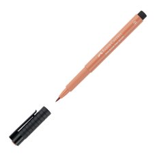 Ручка Faber-Castell \"Pitt Artist Pen Brush\" капиллярная кистевая, цвет 189 светло-коричневая,