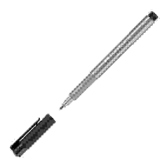 Ручка Faber-Castell "Pitt Artist Pen Metallic" капиллярная, зеленый металлик, толщина линии 1,5мм