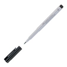 Ручка Faber-Castell \"Pitt Artist Pen Soft Brush\" капиллярная кистевая, холодный серый I цвет 230