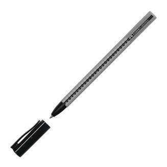 Ручка Faber-Castell \"Grip 2020\" шариковая черная, толщина линии 1,0мм, корпус трехгранный