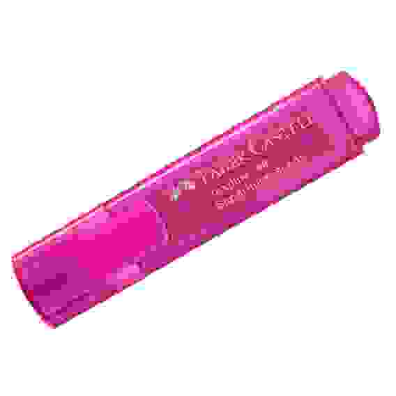 Текстовыделитель Faber-Castell \"46 Superfluorescent\" скошенный, толщ.линии от 1 до 5 мм, фл. розовый