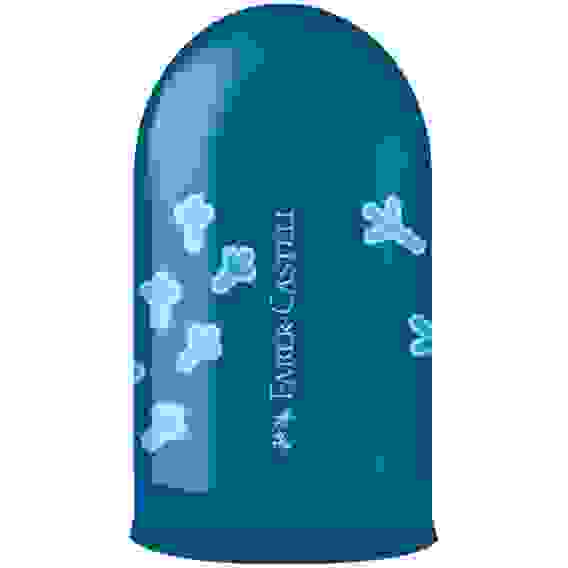 Точилка Faber-Castell \"Jelly\" пластиковая с 1 отверстием, контейнером, разных цветов