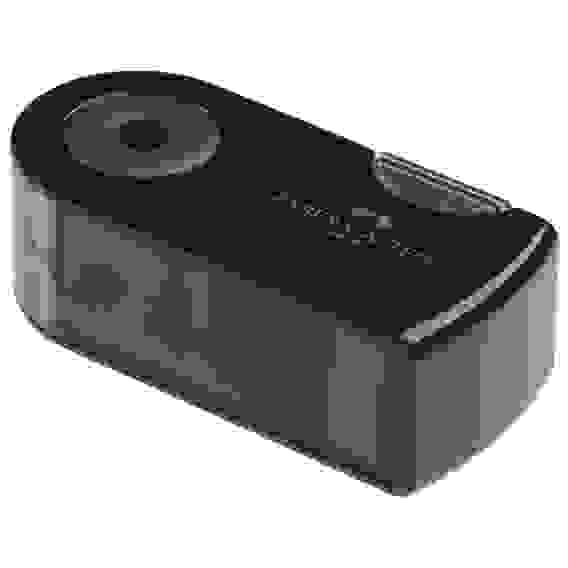 Точилка Faber-Castell \"Sleeve Mini\" пластиковая с 1 отверстием, контейнером, черная