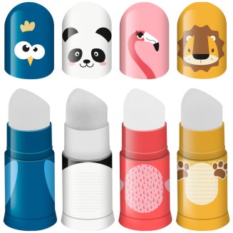 Точилка Faber-Castell \"Faces\" пластиковая с ластиком, с 1м отверстием, контейнером, разных цветов