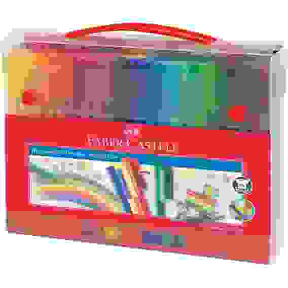 Фломастеры Faber-Castell \"Connector\", 60цв., смываемые, соединяемые колпачки, пластик. уп., европодв