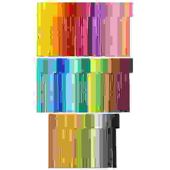 Фломастеры Faber-Castell \"Connector\", 60цв., смываемые, соединяемые колпачки, пластик. уп., европодв