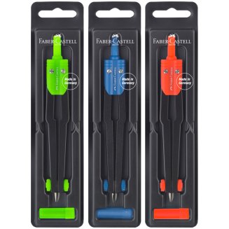 Циркуль Faber-Castell "School&amp;College", пластиковый футляр