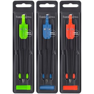 Циркуль Faber-Castell "School&amp;College", пластиковый футляр