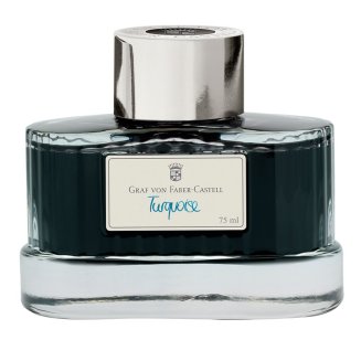 Чернила Graf von Faber-Castell для перьевых ручек, во флаконе 75 мл, бирюзовые
