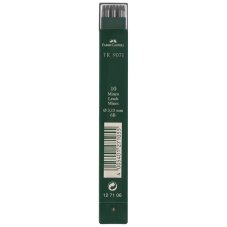 Грифели Faber-Castell \"TK 9071\" для цанговых карандашей, 10шт., 3,15мм, 6B