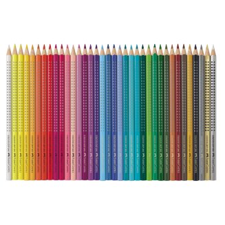 Карандаши цветные Faber-Castell \"Grip\", 36цв., трехгран., заточен., метал. упак.