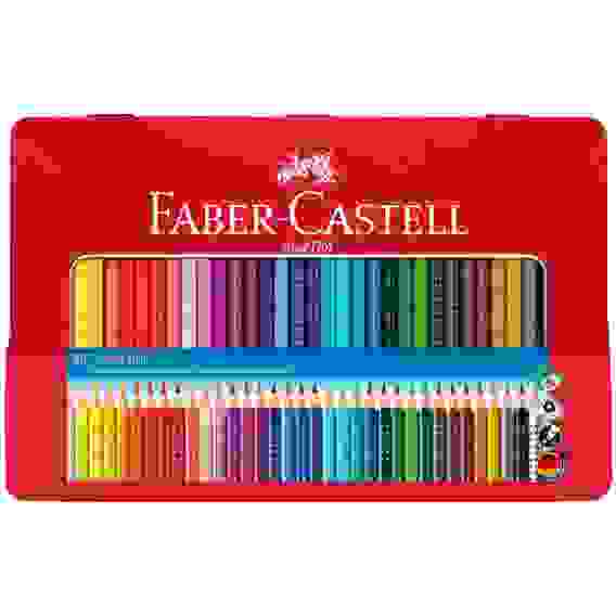 Карандаши цветные Faber-Castell \"Grip\", 36цв., трехгран., заточен., метал. упак.