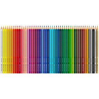 Карандаши Faber-Castell \"Grip\" цветные, трехгранные, набор из 48 цветов в картонной упаковке