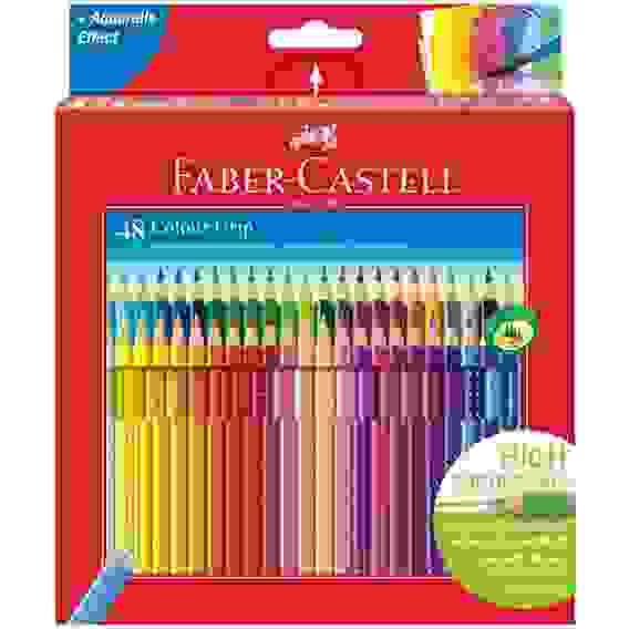Карандаши Faber-Castell \"Grip\" цветные, трехгранные, набор из 48 цветов в картонной упаковке