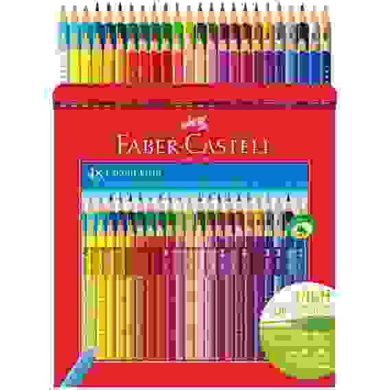 Карандаши Faber-Castell \"Grip\" цветные, трехгранные, набор из 48 цветов в картонной упаковке