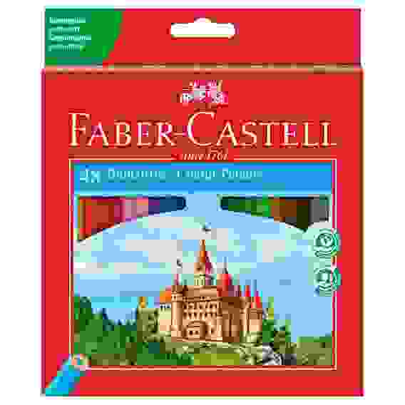 Карандаши Faber-Castell цветные, набор из 48 цветов, в карт.упаковке, с точилкой