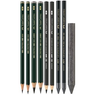 Набор Faber-Castell \"Pitt Graphite\" карандашей чернографитных, 11 предметов, в метал.коробке