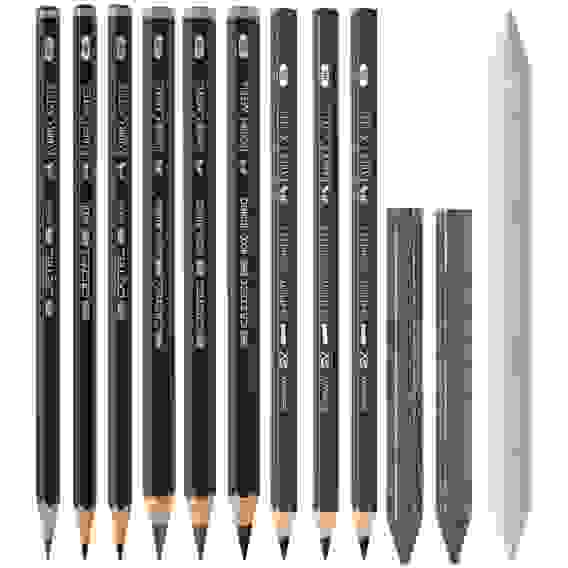 Набор Faber-Castell \"Pitt Graphite\" карандашей чернографитных, 19 предметов в метал.коробке