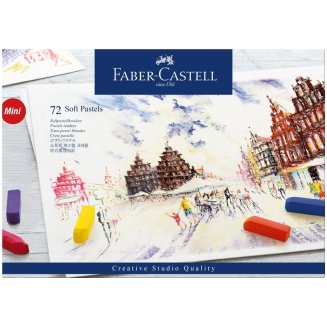 Пастель Faber-Castell \"Soft pastels\", 72 цв., мини, картон. упак.