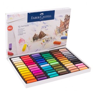 Пастель Faber-Castell \"Soft pastels\", 72 цв., мини, картон. упак.