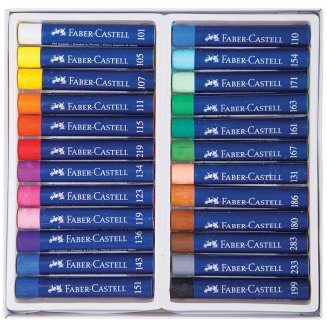 Пастель Faber-Castell \"Oil Pastels\" масляная, в наборе 24 цвета, в картонной упаковке