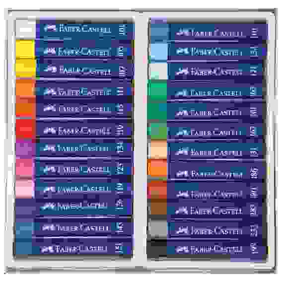 Пастель Faber-Castell \"Oil Pastels\" масляная, в наборе 24 цвета, в картонной упаковке