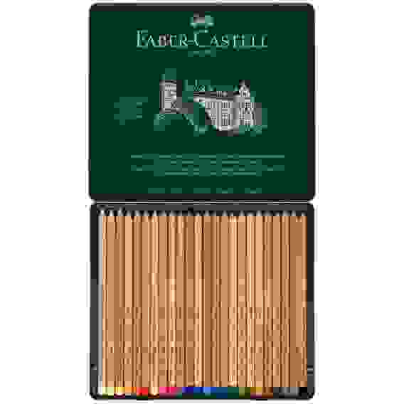 Карандаши Faber-Castell \"Pitt Pastel\" пастельные в наборе из 24 цветов в металлической коробке