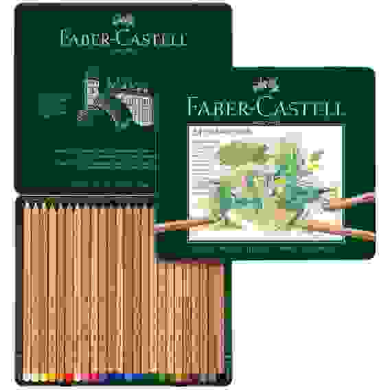 Карандаши Faber-Castell \"Pitt Pastel\" пастельные в наборе из 24 цветов в металлической коробке
