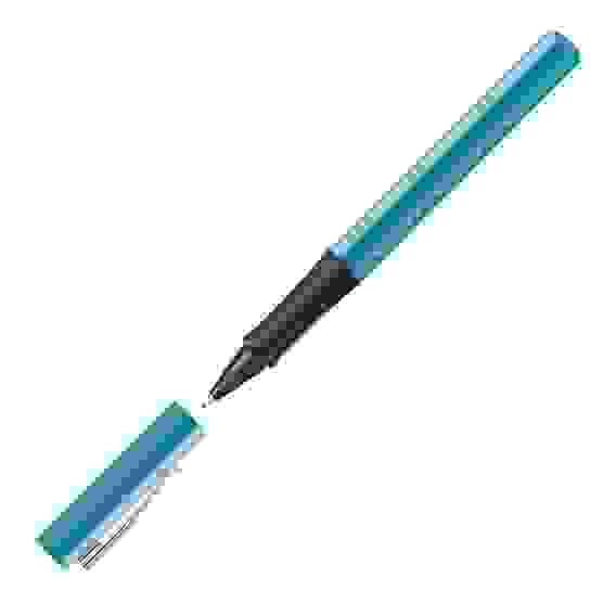 Ручка Faber-Castell "Grip 2010" капиллярная, чернила синие, корпус бирюзово-зеленый